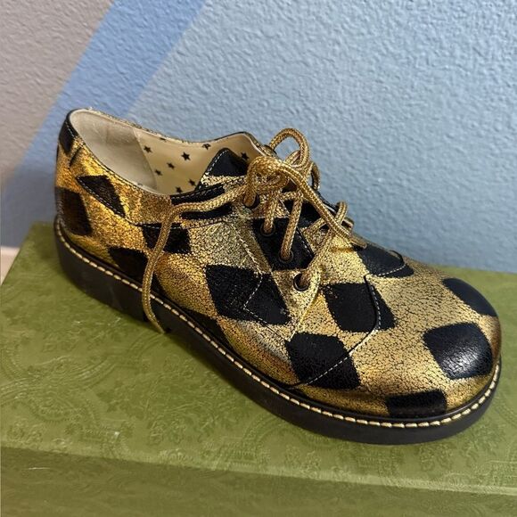 Brand new  with box Gucci shoes size 33 us size 2 - Picture 4 of 8